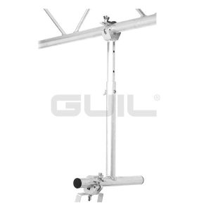 TTL-01 “T” telescópica de aluminio con abrazaderas ABZ-24