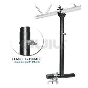 TTL-01/N “T” telescópica de aluminio con abrazaderas ABZ-24